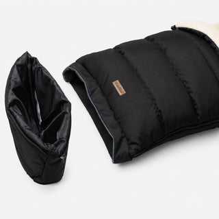 Śpiworek zimowy do wózka z wełną Zaffiro iGrow Nordico 0-36 m - Black