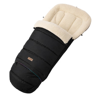 Śpiworek zimowy do wózka z wełną Zaffiro iGrow Nordico 0-36 m - Black