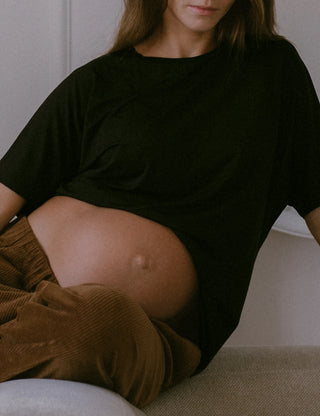 FRANCIS & HENRY Basic Tee · black