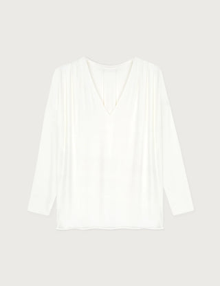 Longsleeve Nursing Top · creamy white