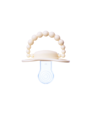 LUU Kids Smoczek pozycjonujący - American Cream