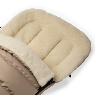 Śpiworek zimowy do wózka z wełną Zaffiro iGrow Nordico 0-36 m - Beige