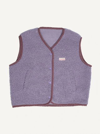 Happymess kamizelka merino Lilac Cloud
