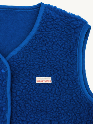 Happymess Kamizelka merino - Cobalt