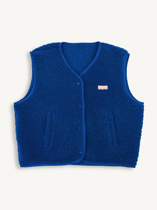 Happymess Kamizelka merino - Cobalt